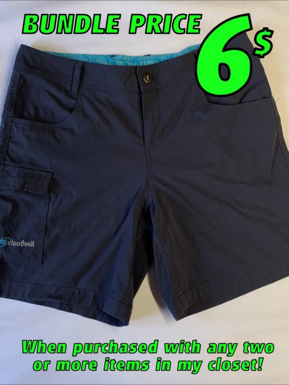 Cloudveil Outdoor Activewear Shorts Size SMALL